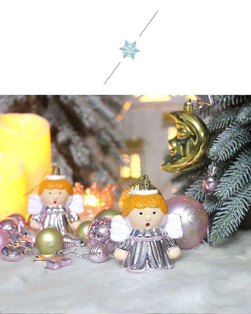 Набор из 72 нерегулярных расписных и гальванизированных рождественских шаров для украшения елки