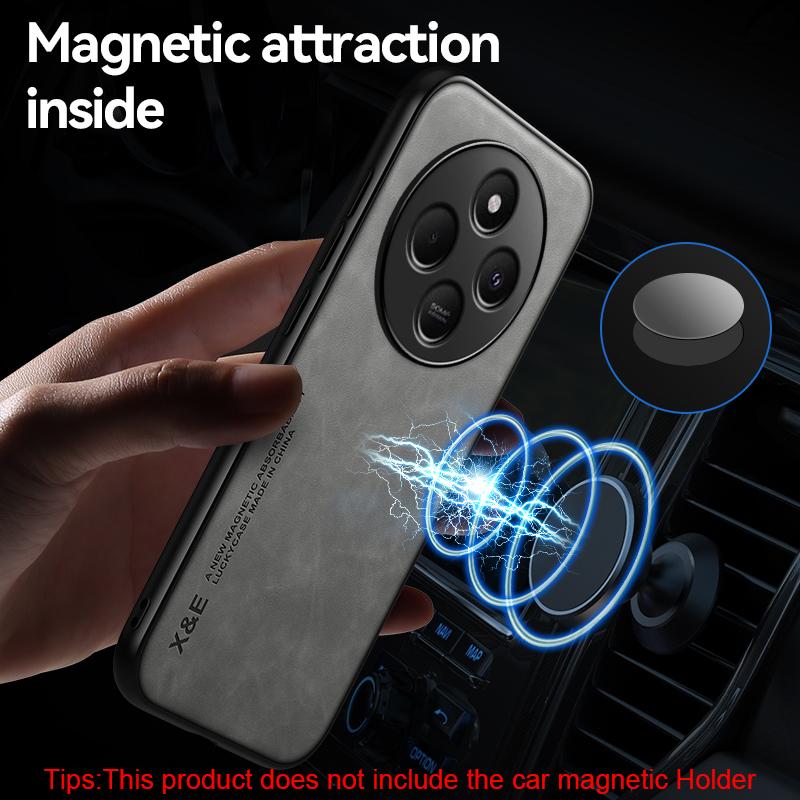 KEYSION Роскошный ретро чехол из искусственной кожи для Xiaomi Redmi 14C 4G Мягкий силиконовый + противоударный чехол для задней панели телефона из ПК для Xiaomi Redmi 14C