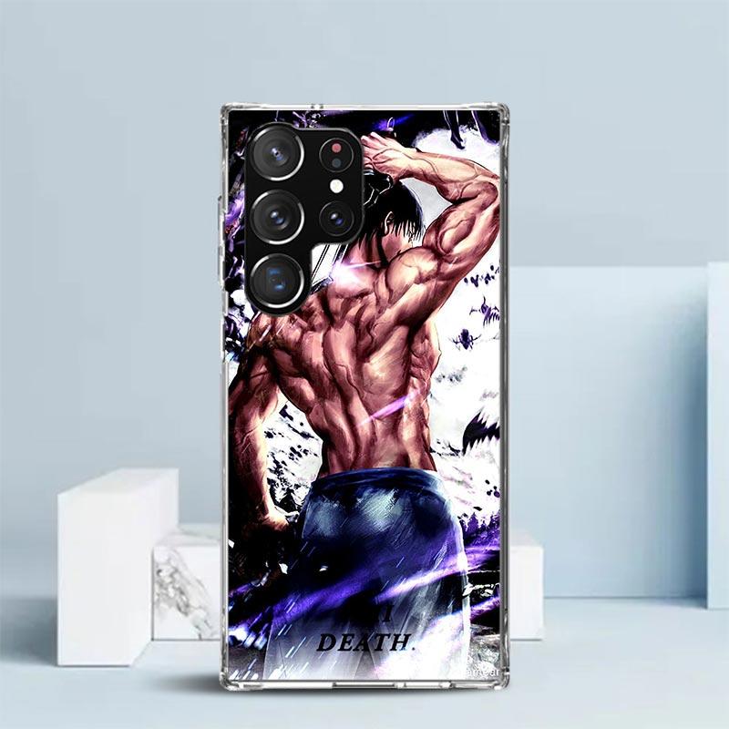 Kaisen J-Jujutsu Фушигуро Тодзи Чехол для телефона для Samsung Galaxy S24 S25 Edge S26 Ultra S22 S23 Plus S21 + S20 FE Мягкий ТПУ Задняя крышка