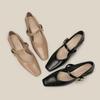 H759-5 Small Square Head Mary Jane High Heels Women's Retro Word with Thick Heel Women's Shoes High Heels New Spring Models