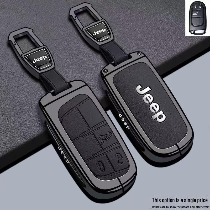 Чехол для ключа для Jeep Grand Cherokee, Compass, Patriot, Commander и Cherokee