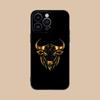 Чехол для телефона с бычьей головой для iPhone 17 16 15 14 13 12 11 X XR XS 8 7 Air Pro Max Plus Mini Мягкий ТПУ Ударопрочный Чехол