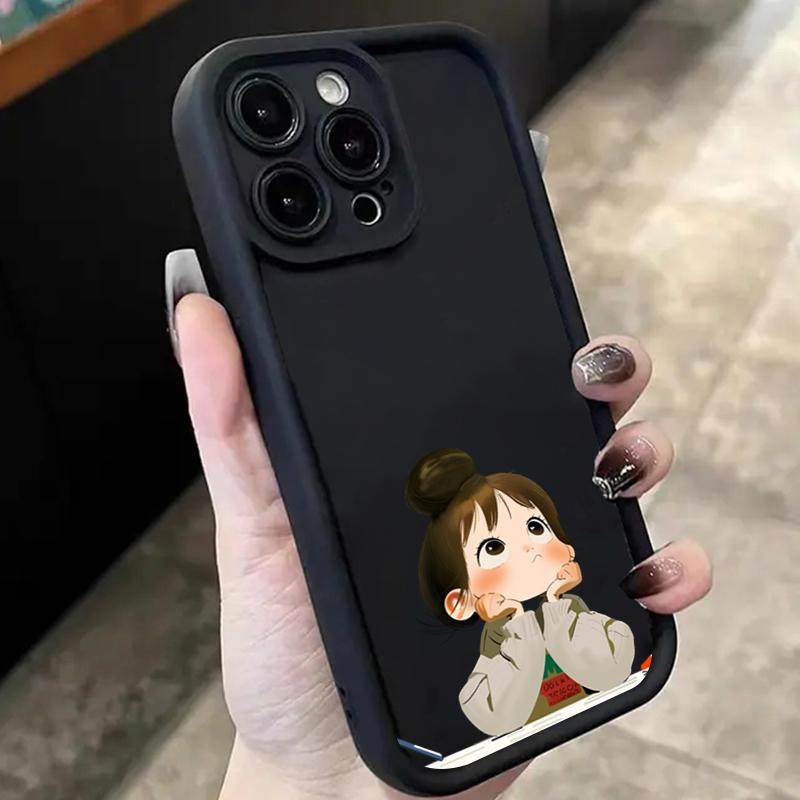 Minimalist Print of an Angry Girl Case For Xiaomi Redmi 14C Cases Redmi 13C 12C Redmi Note 14 Pro Plus 5G 13 12S 12 11 10 Cover