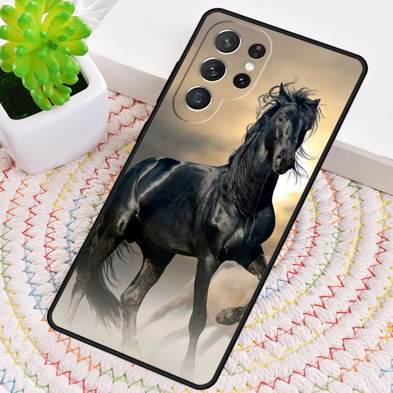Силиконовый чехол для телефона с лошадью для Samsung Galaxy note 10 pro S26 S25 S24 S23 S22 S21 Plus S25Ultra Capa Cover