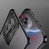 Ударопрочный чехол для телефона OPPO Reno 12 Pro, алюминиевый сплав, металлический каркас, матовая прозрачная акриловая задняя крышка для Reno 12Pro