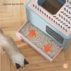 Cat Litter Box Large Enclosed Cat Toilet Shovel Feces Officer Anti-splashing Cat Litter Box Cat Pet Supplies