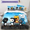 3pcs The Octonauts1 pattern bedding set duvet cover set includes duvet cover &pillowcases, perfect all season bedroom decoration & gift
