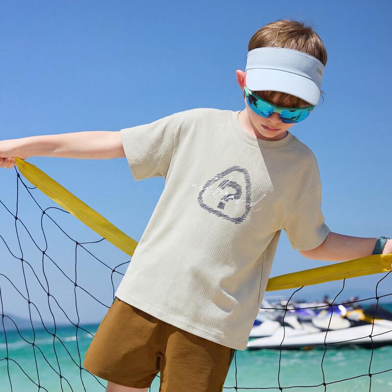 ASK JUNIOR Kids' Drop Shoulder Short Sleeve T-Shirt