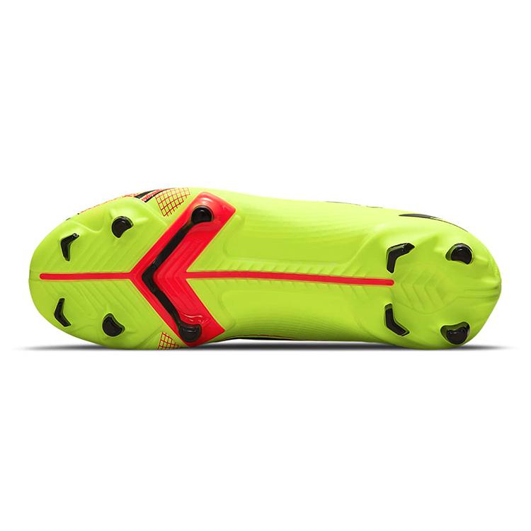 Nike Mercurial Vapor 14 Jr Assassin 14 Academy FG MG Покрытие Низкие Детские Футбольные Бутсы Неоновый Желтый Детские CV0811-760