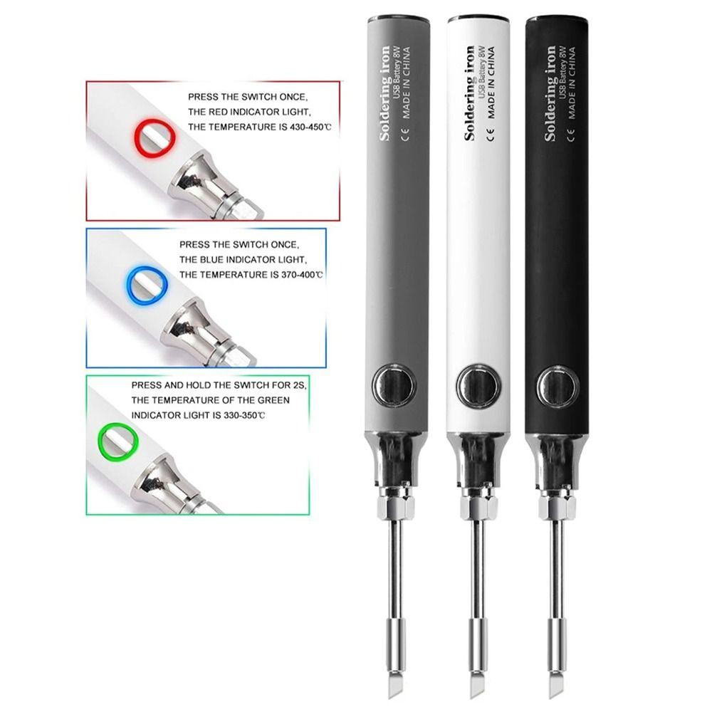 Профессиональный 5V8W литиевый аккумулятор USB паяльник электрический паяльник ремонт сварочные инструменты