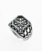 Vivus Ventana Diamant Bold Sealing Antique Silver Ring (Type B)