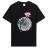 Rainbow Beautiful Mandala Graphic Print Tshirt Women Unisex T Shirt Cool Casual Cotton Short Sleeve T-Shirt Harajuku Streetwear