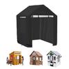 Backyard Playhouse Cover Waterproof And Sun Protection Cover All-Weather Protector 420D Oxford Fabric Cover For Garden Cottage