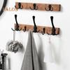 10 шт. крючки, высокопрочные, выдерживающие большую нагрузку, гладкая нержавеющая сталь с винтами, крючки для хранения пальто, шляпы, гардероба, ванной комнаты, спальни, стены