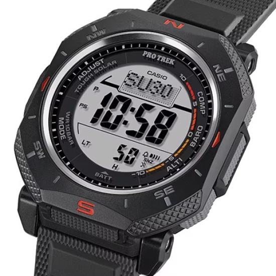 Casio Специальные часы PRO TREK Climber Line с водонепроницаемостью 10 АТМ, питанием от солнечной энергии и компасом, PRG-69-1JF. Устойчивость, Мощность, Высота/Барометрическое давление