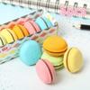 5Pcs Macaron Rubber Creative Correction Erasers Girls Gift School Office Writing Supplies Cute Stationery