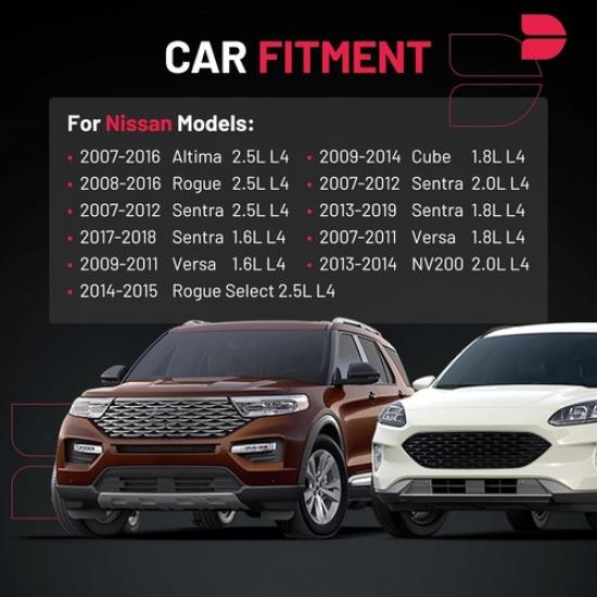 4X Ignition Coil + 4X Iridium Spark Plug For 2013-2016 Nissan Sentra L4 1.8L