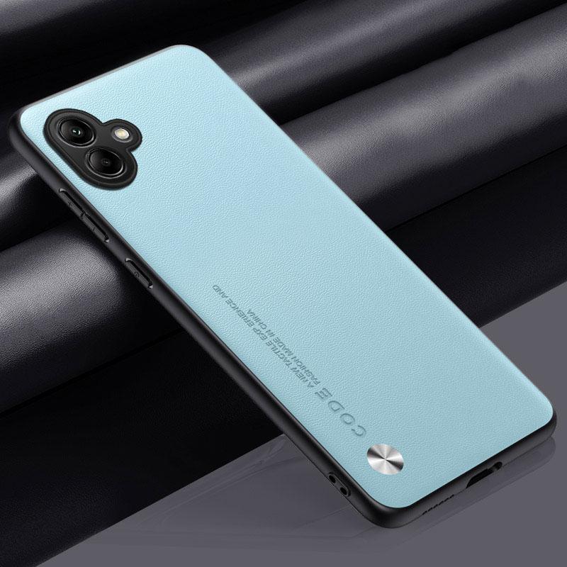 Роскошный чехол из ПУ-кожи для Samsung Galaxy A06 A07 A16 A17 Однотонная кожаная Ударопрочная Мягкая задняя крышка для Samsung Galaxy A56