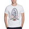 Worn Out Bike Men's T-shirts Skeleton Bicycle Short Sleeve Creative Cycling Art Tshirts Fashion Skull Desgin Top Streetwear Tees