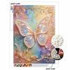 5D Pearl Painting Handmade DIY Elegant Butterfly Home Office Desktop Decoration Painting