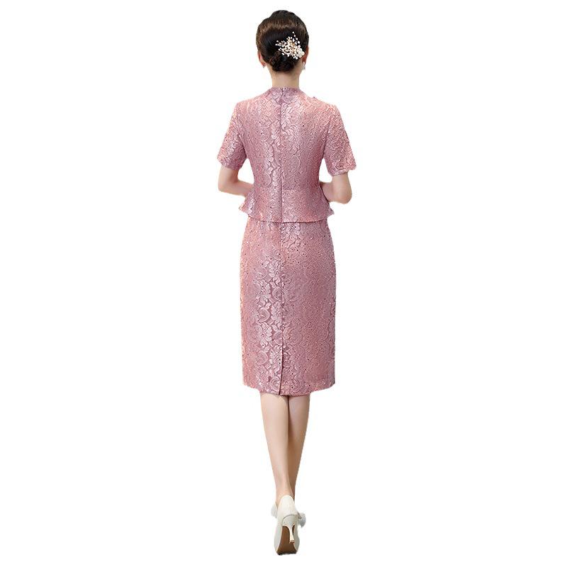 Элегантный свекровь-ципао - свадебное банкетное платье 2025 года, размер плюс, элитный стиль для весны