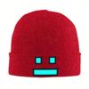 Шапки Geometry Dash Веселые Шапки-Боннеты Мужские Женские Унисекс Повседневные Уличные Вязаная Шапка Осенний Зимний Дизайн Эластичные Шапки