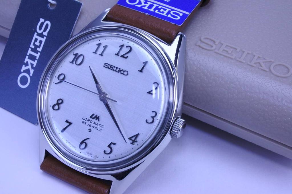 Механические 56 1973 SEIKO LORD MATIC 23 циферблат автоматические с в отличном Отличный механизм, серия, камни, шелковистая отделка все цифры 5601-9000 мужские