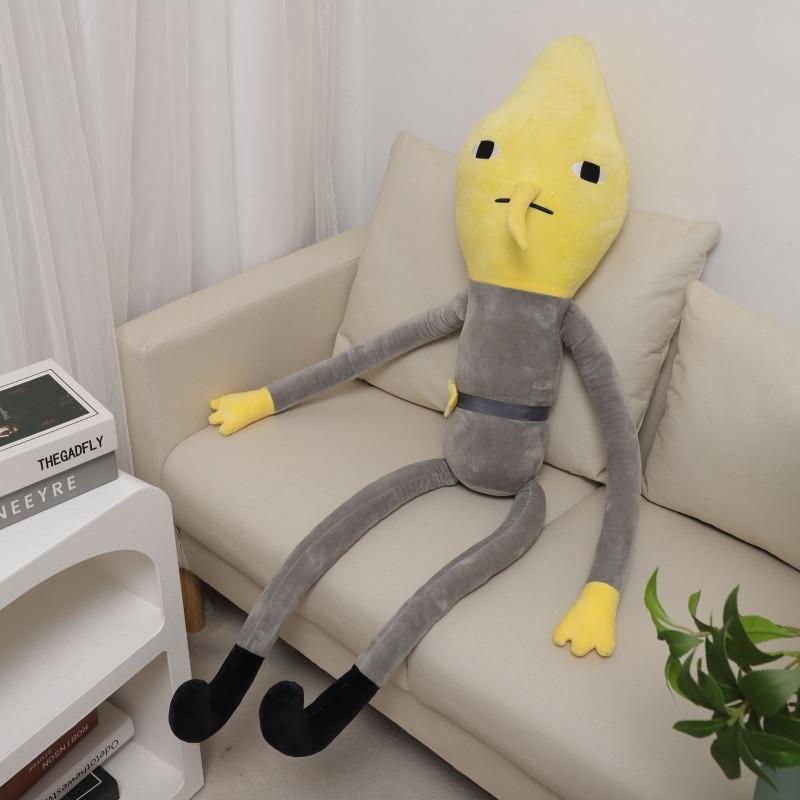 Warner Bros. Adventure Time Lemongrab Anime Merchandise Cartoon Cute Doll Pillow Creative Personalized Quirky Plush Toy Gift