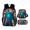 Toilet Man Primary and Secondary School Students' Three-piece Backpack Set 15