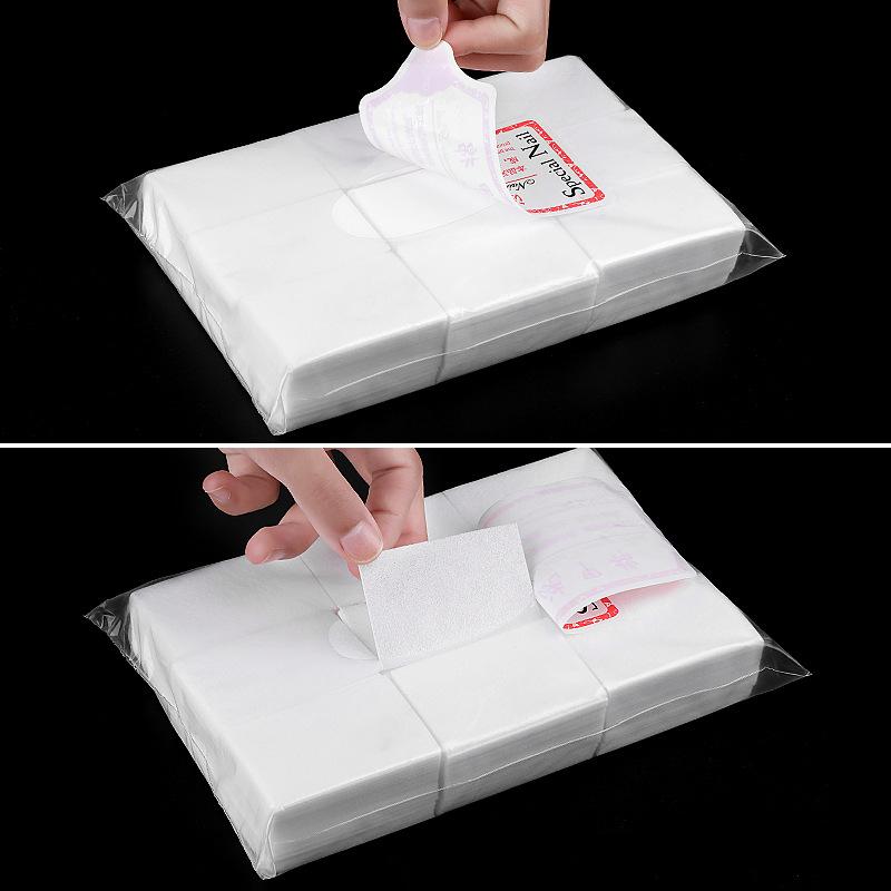 400 шт., хлопковые салфетки для маникюра, педикюра, безворсовые салфетки, очиститель, бумажные подушечки, инструмент