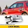 For Ford Explorer Front Lock Cylinder Cap Driver Chrome Exterior Door Handle EXV