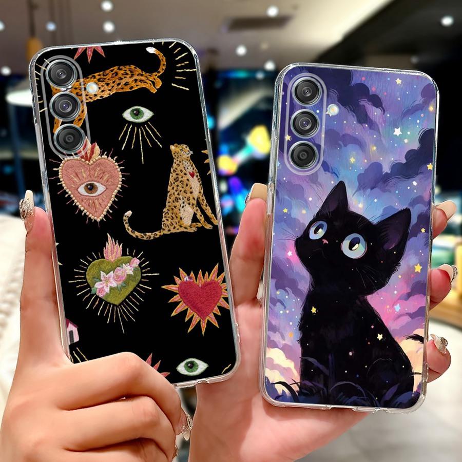 Case for Samsung Galaxy M34 M54 M55 5G New design TPU Silicone Soft Cover for Samsung M546B M556B M346B Coque Protective Capa