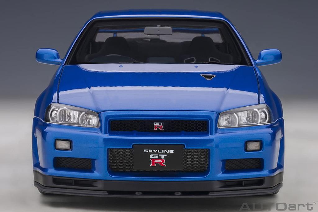 AUTOart Nissan Skyline V Spec II Bayside Blue Готовый продукт 77408 1/18 GT-R (Р34)