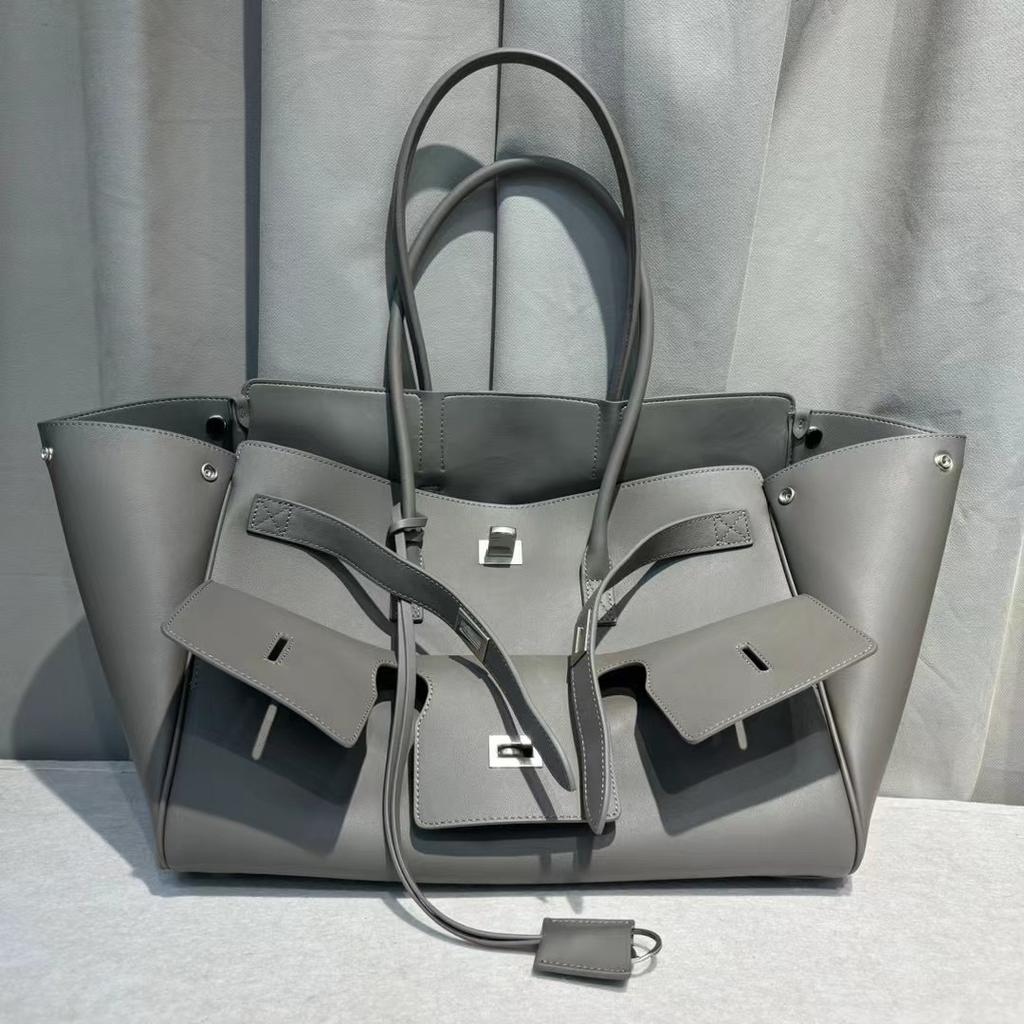 Большая вместительная официальная сумка для документов, персонализированная кожаная женская сумка-тоут, модная сумка на одно плечо для поездок на работу и обратно