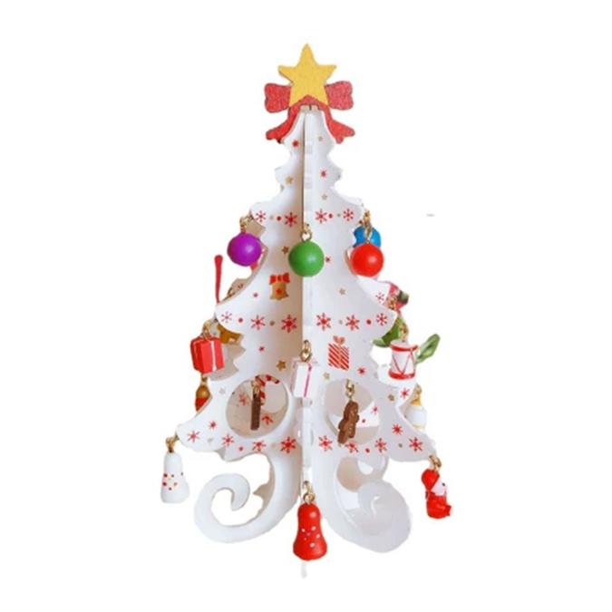 Wooden Christmas Tree Christmas Ornaments Small Pendants