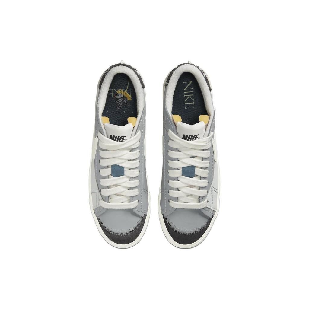 Nike Кроссовки унисекс Blazer Low 77 Jumbo SE Smoke Grey Светло-Дымчато-Серый Photon-Dust Антрацит FJ5467-077