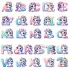 Letters A-Z Thermo Transfer Colors Unicorn Series Decals Iron On Sticker Washable Garment Accessory Heat Transfer Diy