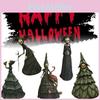 Witches Halloween Ghost Decorations Horror Props Garden Ornament Craft Resin
