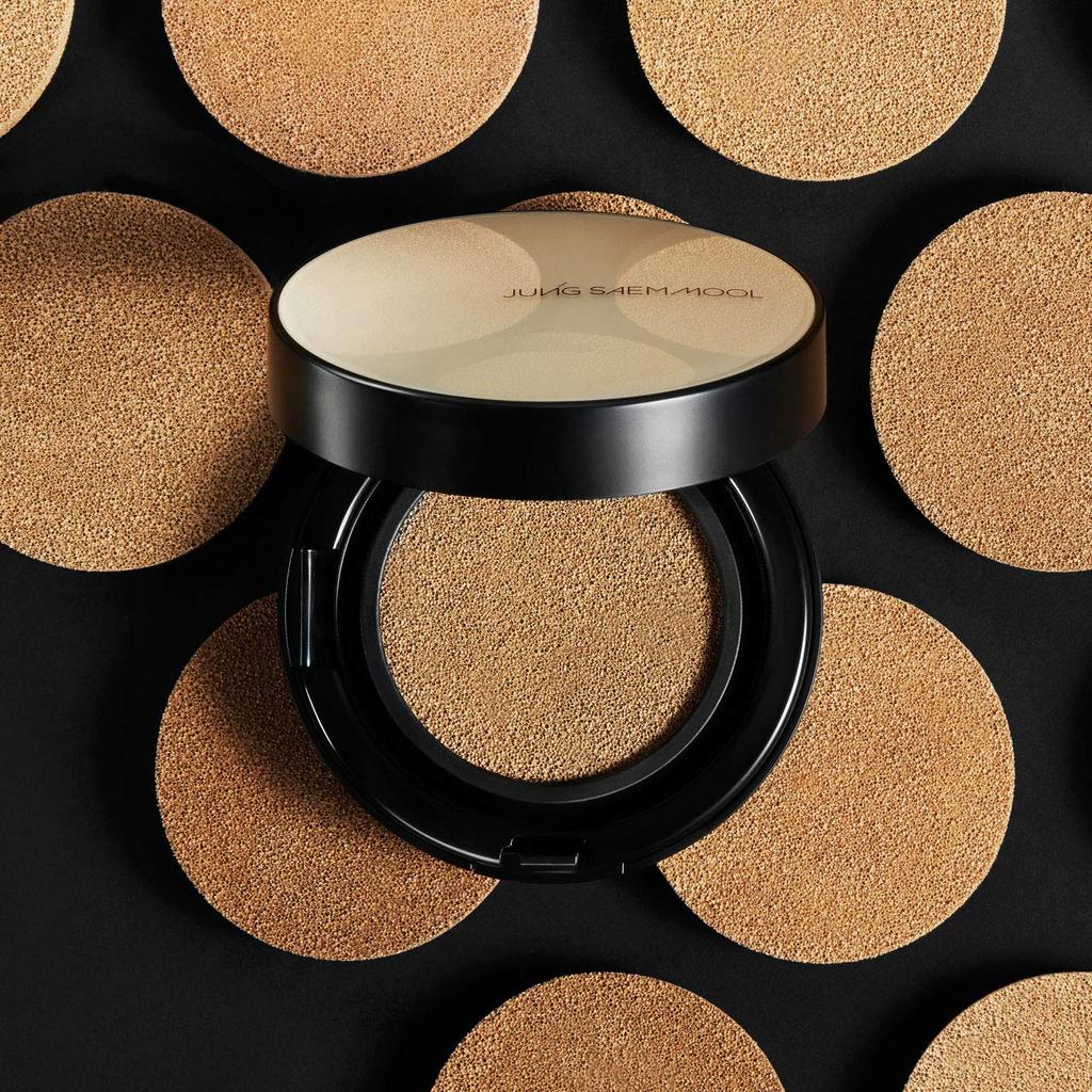 SAEM MOOL Japan Skin Nuder Cushion с запасной основой под макияж Корейская [JUNG Official] SPF50+/PA+++ (Свет) [ДЖУНГСЭММУЛЬ] (Подушка-основа, основание,