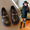 Girls' Leather Shoes, Princess Shoes, Autumn Single Shoes, British Style Versatile Soft-soled Small Leather Shoes
