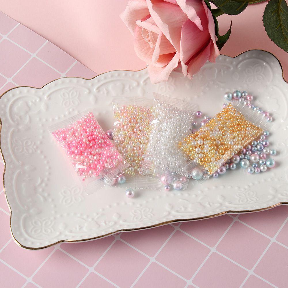 Свободные бусины Искусство Ручная работа Сделай сам Наполнитель для скрапбукинга Без отверстия Изготовление ювелирных изделий УФ-смола Имитация жемчужных бусин