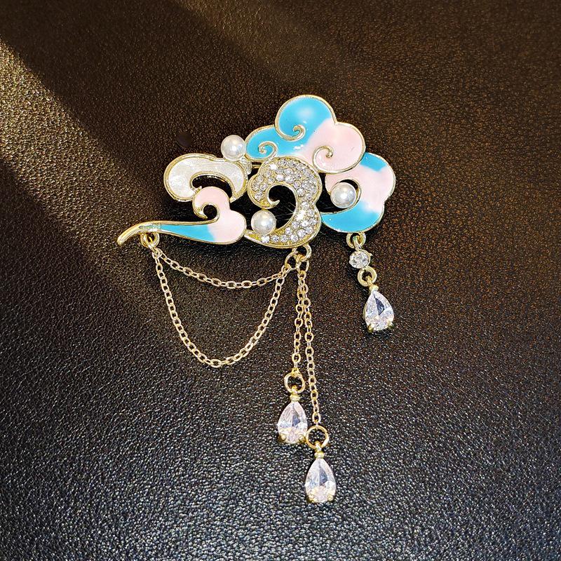 Элегантная китайская ретро эмалевая брошь Феникс и Бабочка для женщин