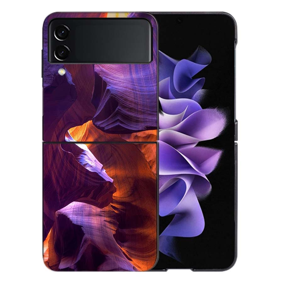 Исследование скрытых жемчужин Юты Чехол для Samsung Z Flip7 6 Galaxy Чехол Защита от ударов Z Flip5 Z Flip3 4 5G Жесткий чехол Телефон ТПУ ПК Ха