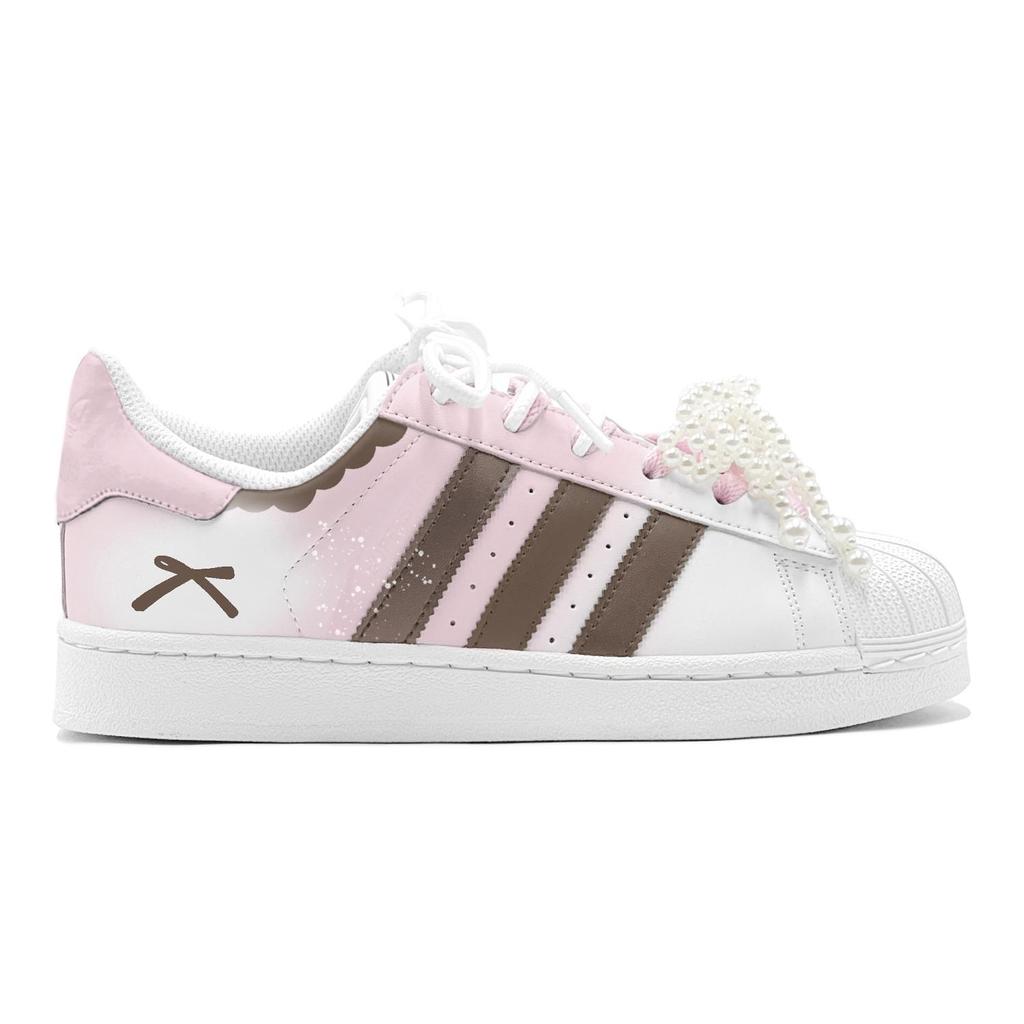 adidas Originals Superstar 2 Для пары, Романтичный подарок, Сердце цвета небесно-голубого, Разноцветные, Низкие кеды для скейтборда, Унисекс JH9976(TeamS2-S-BOX)