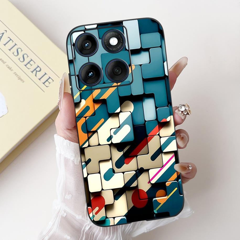 For Motorola Edge 60 Pro Case Moto Edge 60 Fusion Cover New Fashion Flower Soft Silicone Bumper For Moto Edge 60 60s Edge60 Capa