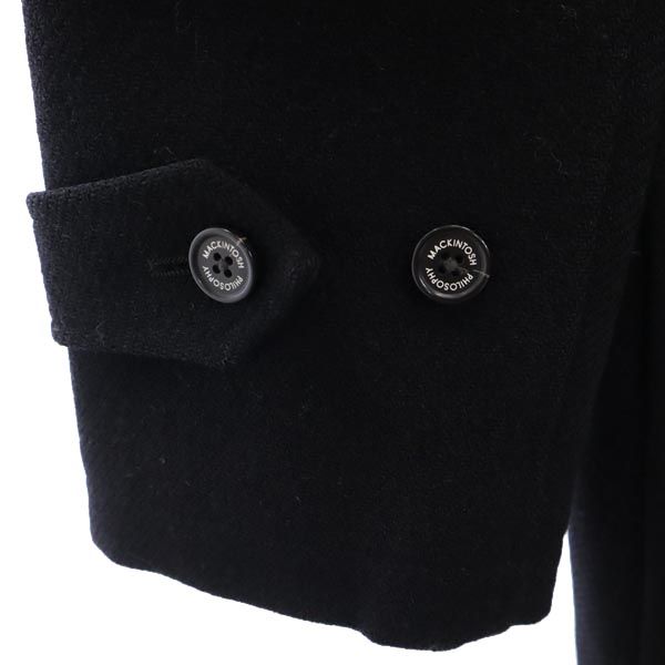 MACKINTOSH PHILOSOPHY Шерстяное пальто с воротником из нержавеющей стали 42 Коричневое Мужское Б/У