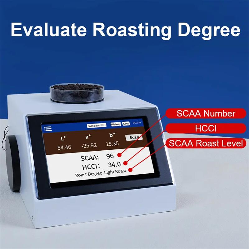 RTS LS177C D/8 Benchtop Colorimeter Cafe HCCI SCAA Agtron Number Coffee Beans Roast Degree Coffee Colorimeter