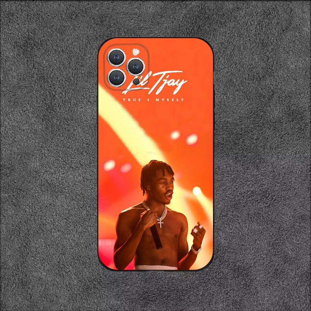 Чехол для телефона Rappe L-Lil Baby для iPhone 16,15,14,13,12,11,Plus,Pro Max,XS,X,XR,SE,Mini,8,7 Мягкий силикон Черный чехол