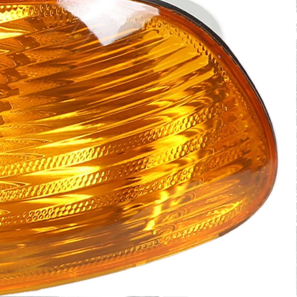 Car Front Corner Lights Left Right Clear Lens Turn Signal Lights Replacement for 3 Series E46 Coupe 19982001 Amber 63126904299 63126904300