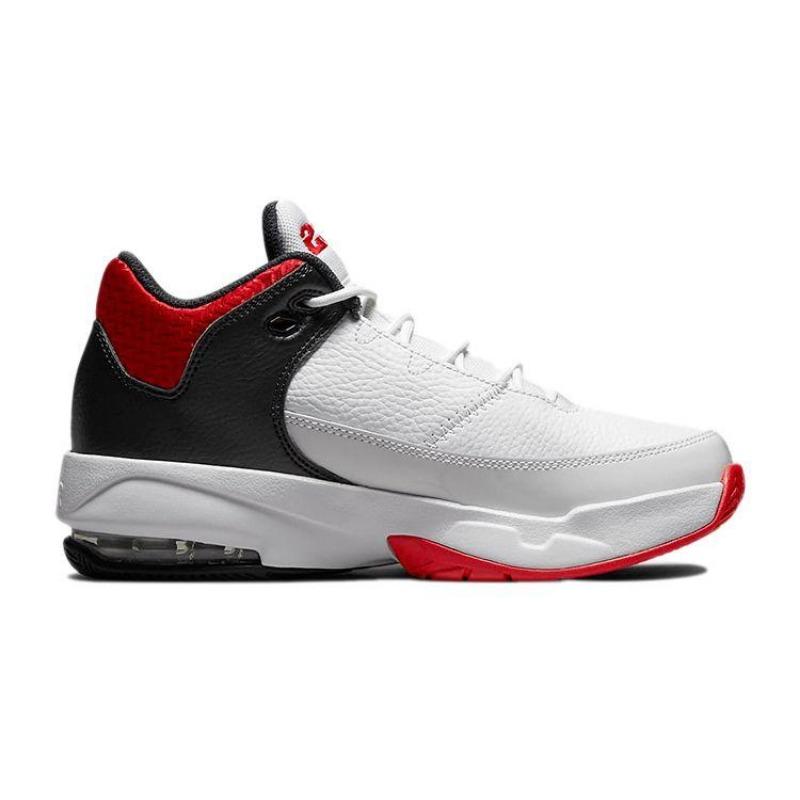 Jordan Max Aura 3 унисекс ретро баскетбольные кроссовки средней высоты черные белые красные DA8021-160